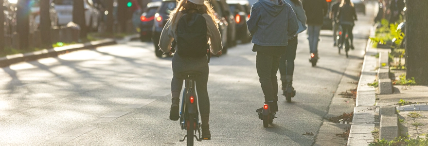 Rôle des vélos et trottinettes électriques